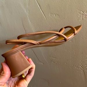 ChunkyStrap Heeled Sandals from & other stories, women’s 11.